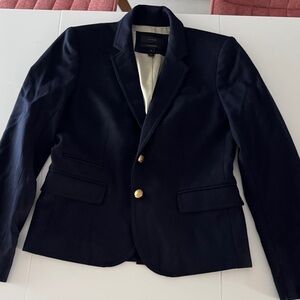 Navy Blazer with Gold Buttons